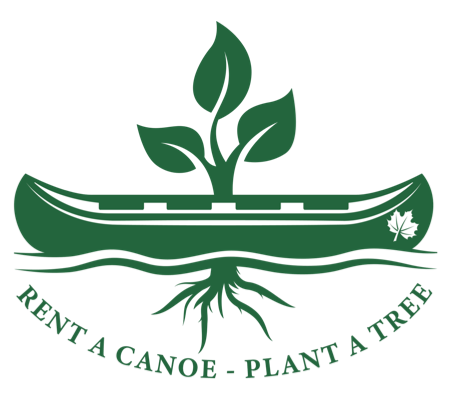 Rent a Canoe – Plant a Tree logo for Kawartha Adventure Rentals